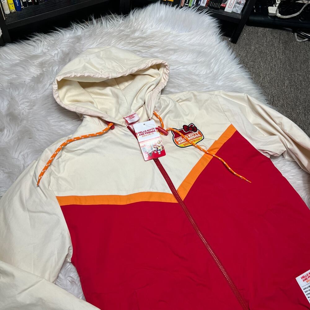 SANRIO HELLO KITTY AND FRIENDS KAWAII MART WINDBREAKER JACKET BOXLUNCH - Picture 4 of 9